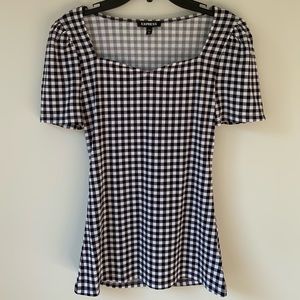 BRAND NEW Express Checkered Top